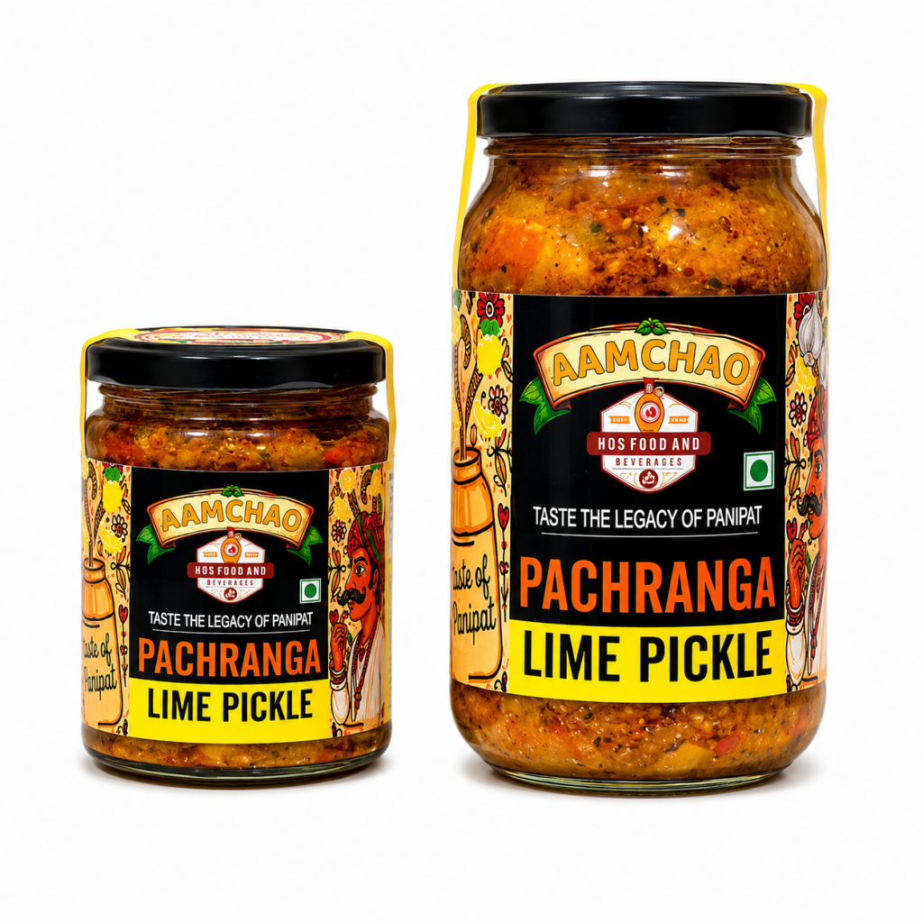 AAMCHAO Pachranga Lime Pickle (Nimbu Ka Achar)