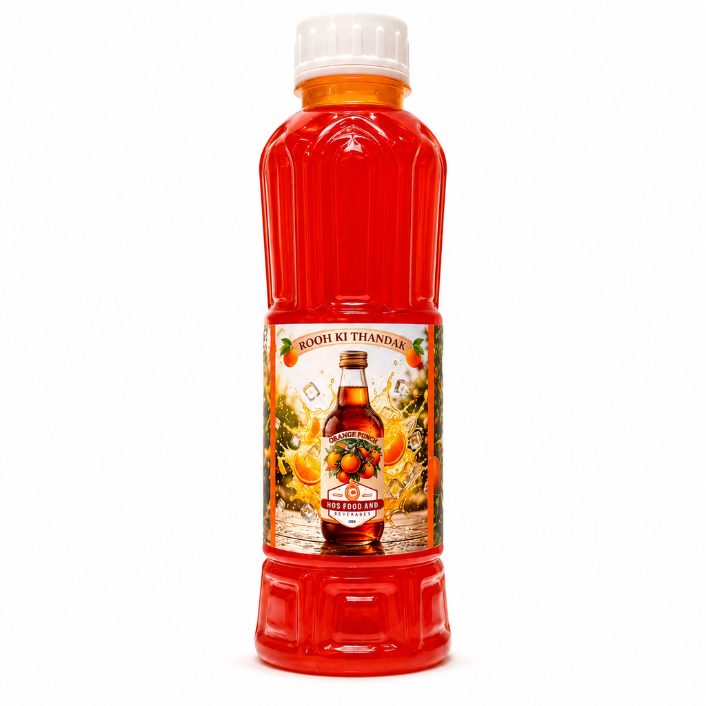 AAMCHAO Orange Syrup – Rooh Ki Thandak, Refreshing Drink Concentrate