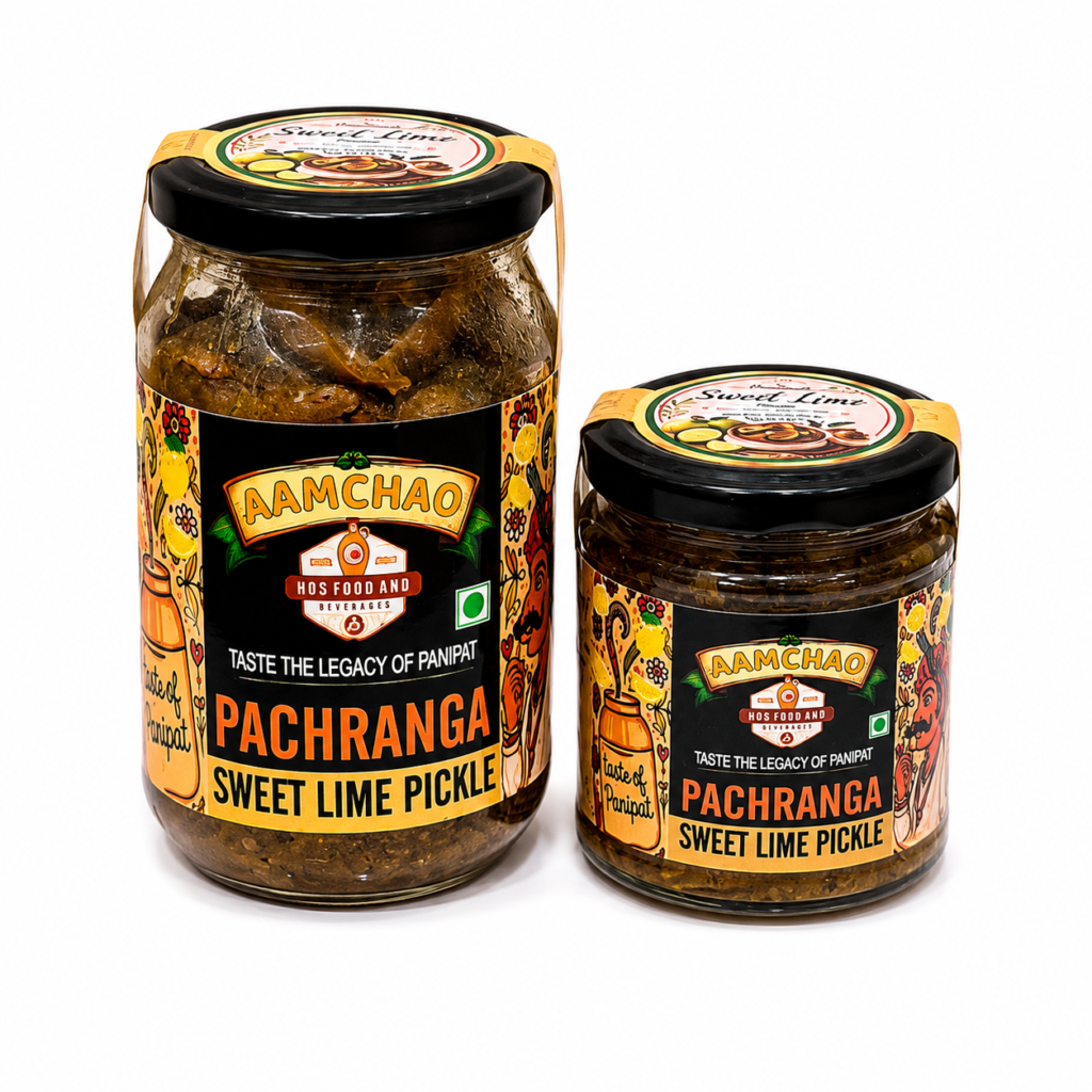 AAMCHAO Pachranga Sweet Lime Pickle – Traditional Panipat Style Pickle