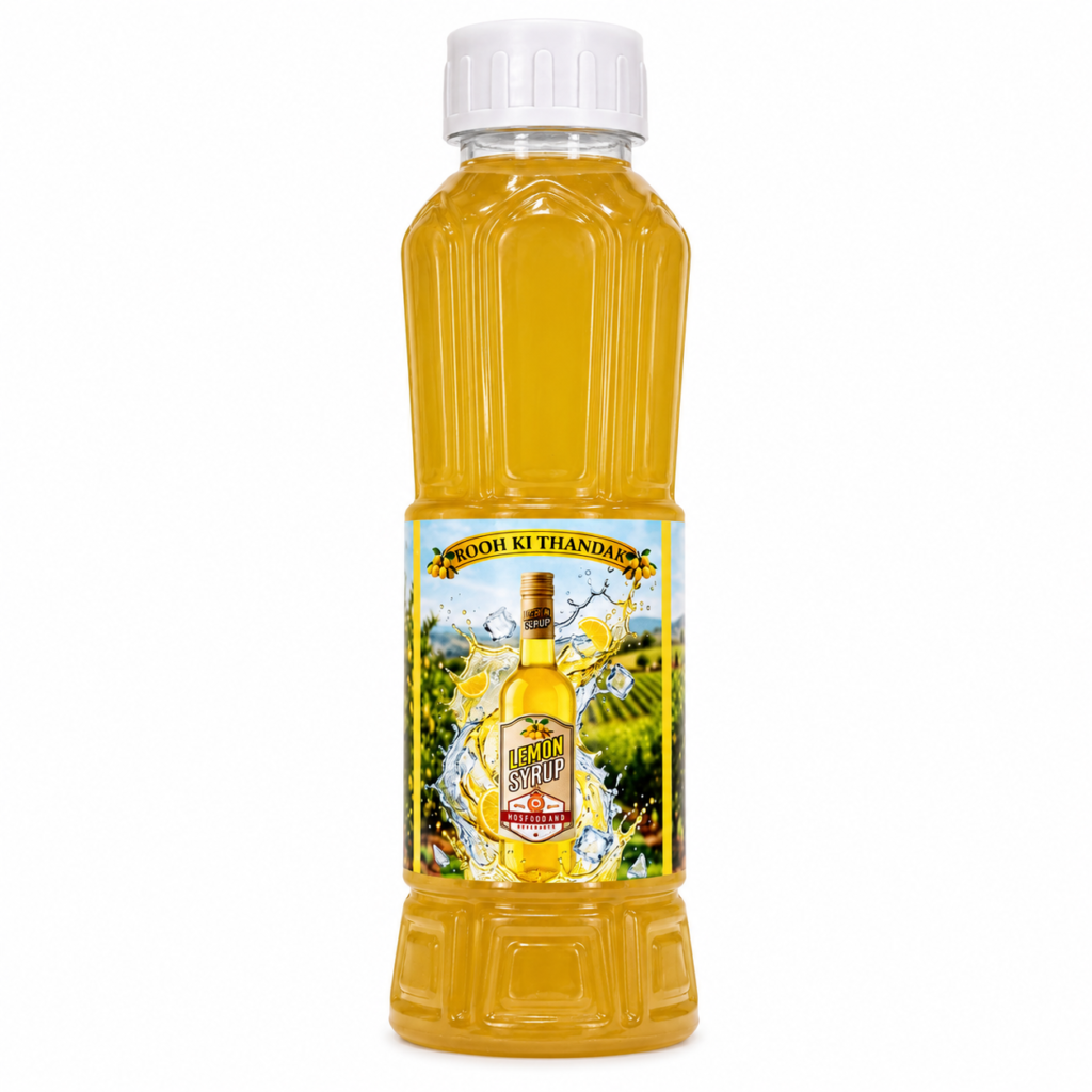 AAMCHAO Lemon Syrup – Rooh Ki Thandak, Refreshing Drink Concentrate