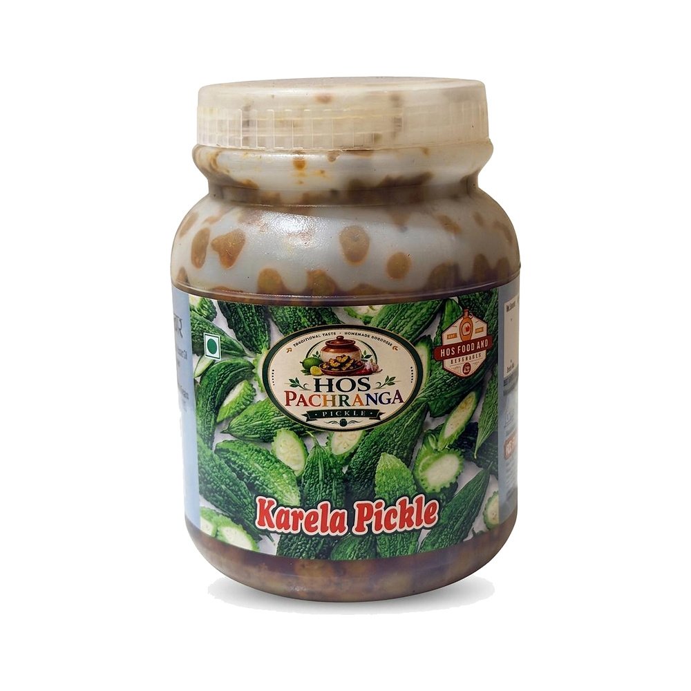 HOS Karela Pickle – Traditional Indian Karela Achar Add a distinctive traditional Indian pickle flavour to your everyday meals with HOS Karela Pickle from HOS FOOD AND BEVERAGES. Made for pickle lovers who enjoy the unique flavour of Karela Achar, it is a delicious accompaniment to paratha, roti, dal, rice, curd, khichdi and everyday Indian meals.