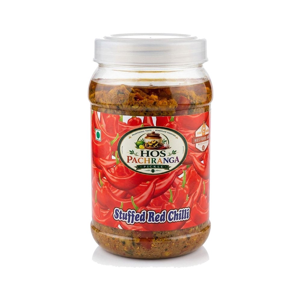 HOS Stuffed Red Chilli Pickle - Image 2